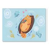 COSSY PLUS NON SLIP MAT CP-MAT007 RELAX CAT H0.4XW30XD40 CM