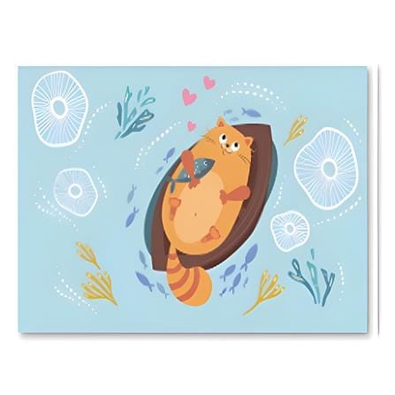 COSSY PLUS NON SLIP MAT CP-MAT007 RELAX CAT H0.4XW30XD40 CM