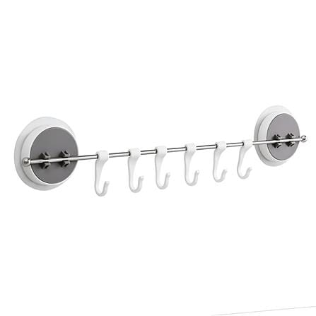 COSSY PLUS TOWEL HOOK JS185022 WHITE H7XW39.5XD6CM