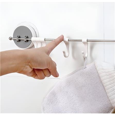 COSSY PLUS TOWEL HOOK JS185022 WHITE H7XW39.5XD6CM