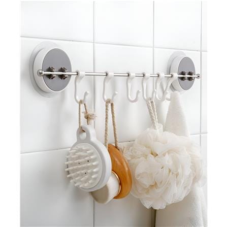 COSSY PLUS TOWEL HOOK JS185022 WHITE H7XW39.5XD6CM