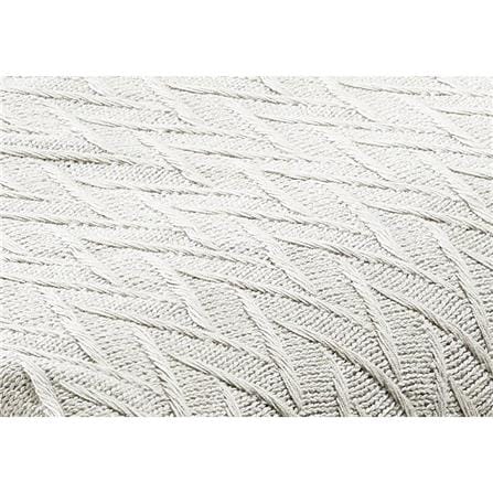 NORDIC HOME MOROCCO KNITTED BLANKET 150X200CM GREY VIOLET