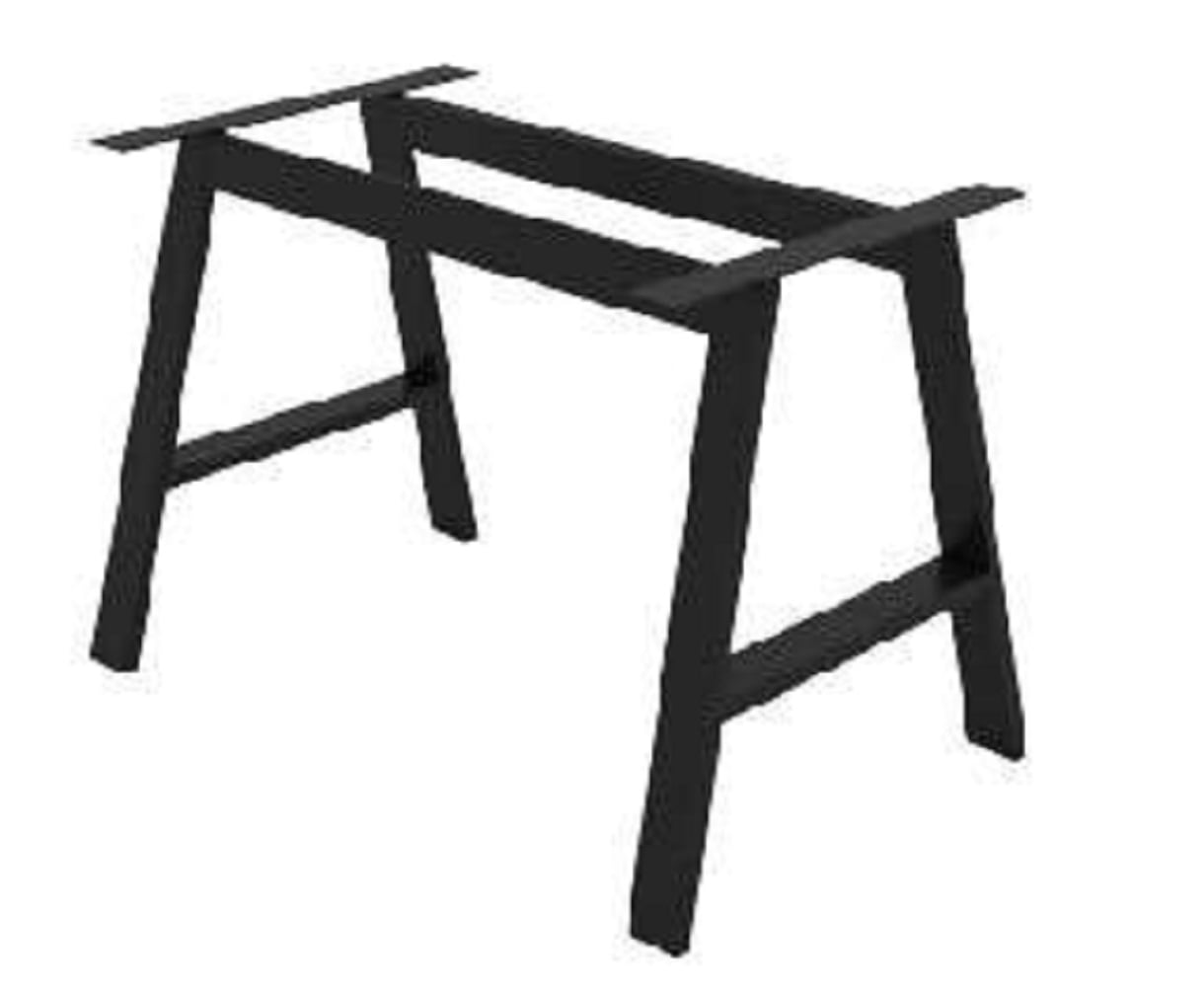 DINING TABLE METAL FRAME 1.5M BLACK