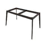 DINING TABLE SOLIDWOOD FRAME LEWIS BLACK