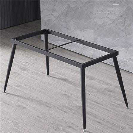 DINING TABLE SOLIDWOOD FRAME LEWIS BLACK