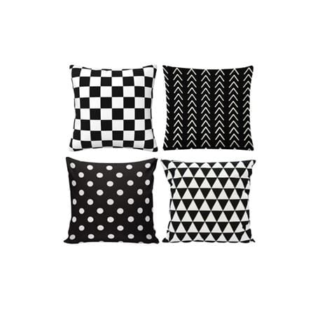 NC CUSHION MONOCHROME 267105 45X45 AST