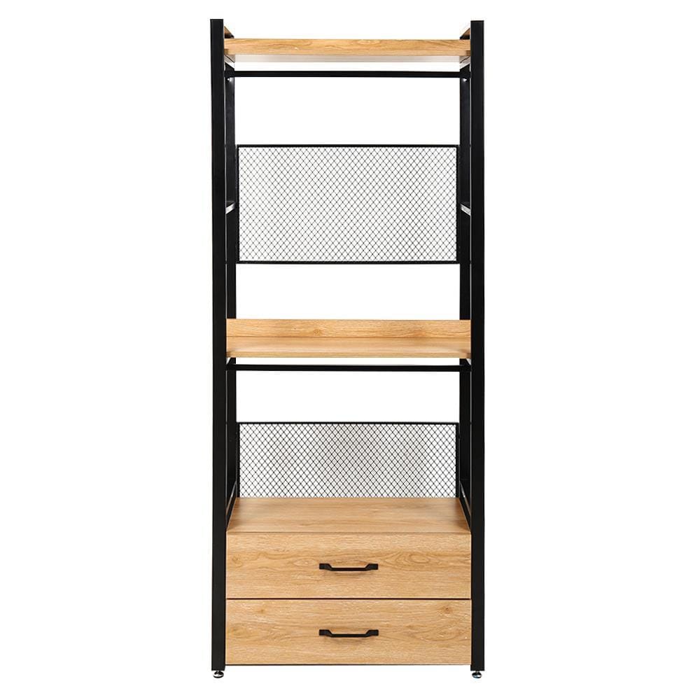 WARDROBE FURDINI PLANK W10-800-22D BROWN [EXCLUSIVE FROM HOMEPRO THAILAND]