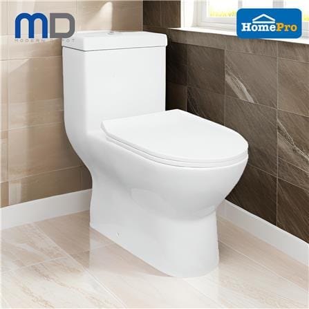 MD 1P TOILET PANDORA 2.0 3/6 LITRES WHITE
