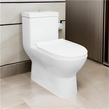 MD 1P TOILET PANDORA 2.0 3/6 LITRES WHITE