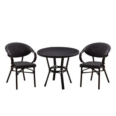 2-SEAT PATIO SET SPRING KATE BLACK [EXCLUSIVE FROM HOMEPRO THAILAND]