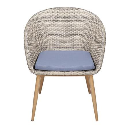 4-SEAT PE RATTAN PATIO SET SPRING HOLLY LIGHT GREY [EXCLUSIVE FROM HOMEPRO THAILAND]
