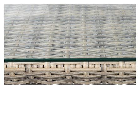 4-SEAT PE RATTAN PATIO SET SPRING HOLLY LIGHT GREY [EXCLUSIVE FROM HOMEPRO THAILAND]