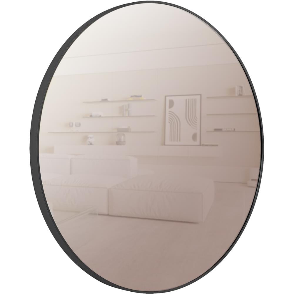 MOYA WALL MIRROR DIA BLACK TEA COLOR JY1101 50 CM