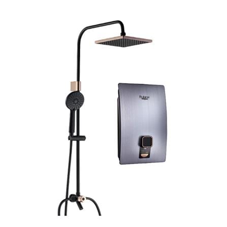 RUBINE SHOWER HEATER DC PUMP WITH RAIN SHOWER S731D-GRAB AGEAN BLUE