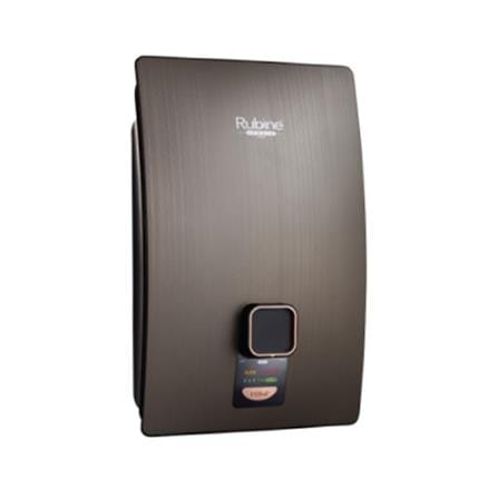 RUBINE SHOWER HEATER DC PUMP WITH RAIN SHOWER S731D-GRUT GOLD URBAN TITANIUM