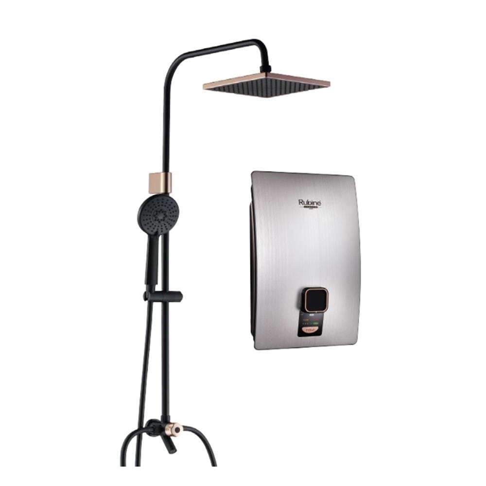 RUBINE SHOWER HEATER DC PUMP WITH RAIN SHOWER S731D-GRSS SILKY SAND
