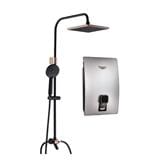 RUBINE SHOWER HEATER DC PUMP WITH RAIN SHOWER S731D-GRSS SILKY SAND