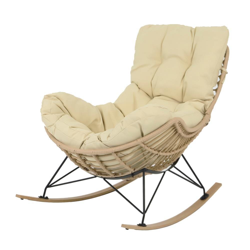 ROCKING CHAIR SPRING ROCKING SERENE CREAM [EXCLUSIVE FROM HOMEPRO THAILAND]