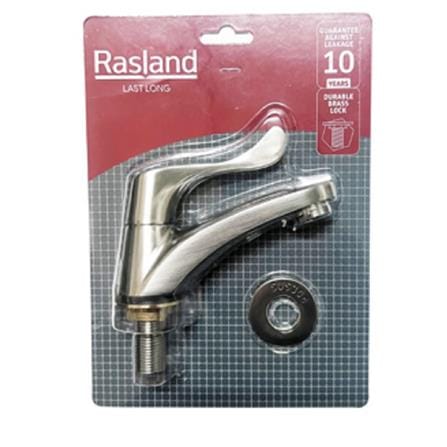 RASLAND BASIN FAUCET RA SA-12345 SHINY STAINLESS STEEL H10XW10.30XD8.30 CM