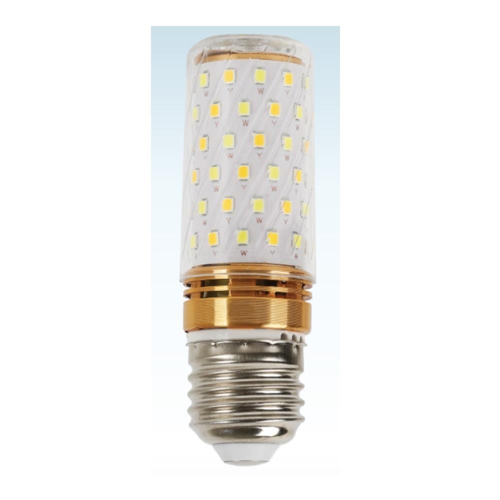 LEDEON CORN BULB 8+8W E27 GOLD +DWHITE