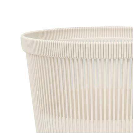 ROUND DUSTBIN ACCO BONNIE 8L CREAM