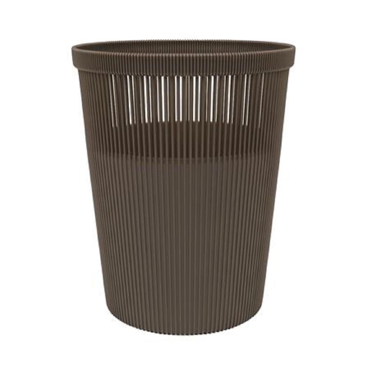 ROUND DUSTBIN ACCO BONNIE 8L BROWN