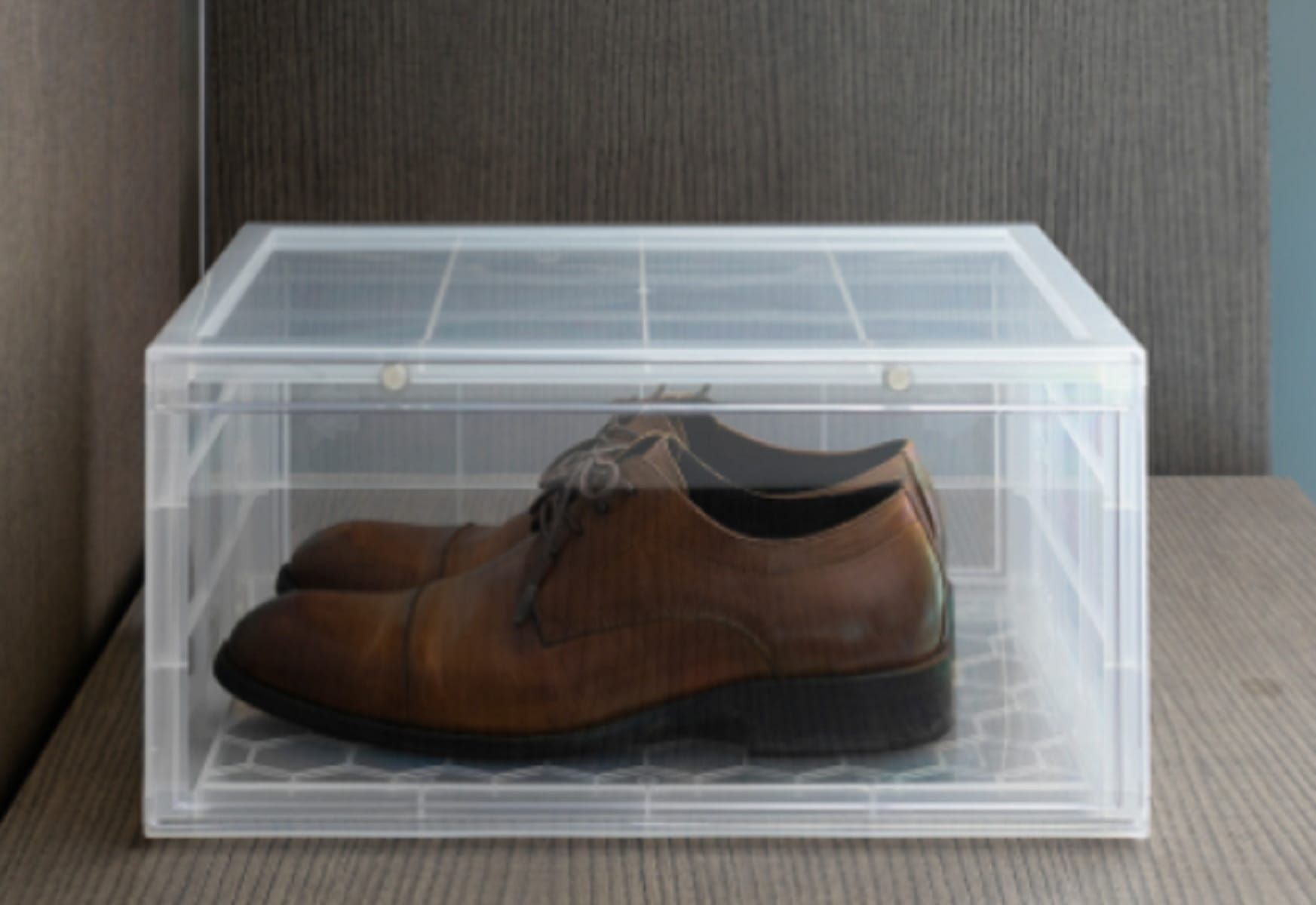SHOE BOX DIY MONO 28X37X18.3CM WHITE