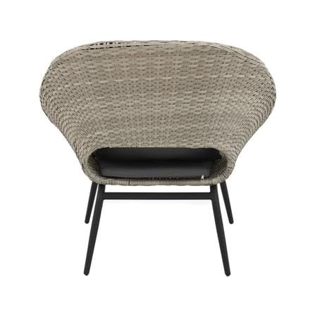 2-SEAT PE RATTAN PATIO SET SPRING SAND LIGHT GREY [EXCLUSIVE FROM HOMEPRO THAILAND]