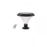 YETPLUS SOLAR GATE LAMP G6502 3COLOR 20W BLACK 12"
