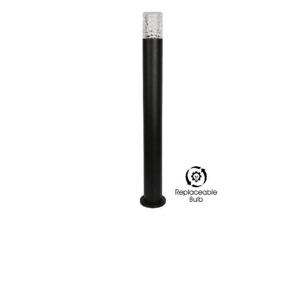 YETPLUS BOLLARD P2105 E27 BLACK H80