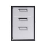 3-TIER DROP-IN DRAWER CABIN HARVIN 45.5X65.5CM GREY [EXCLUSIVE FROM HOMEPRO THAILAND]
