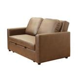 2-SEATER SOFA BED FURDINI YORK BROWN [EXCLUSIVE FROM HOMEPRO THAILAND]
