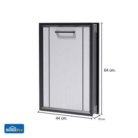 SINGLE KITCHEN SINK CABINET DOOR CABIN HARVIN 44X64CM GREY [EXCLUSIVE FROM HOMEPRO THAILAND]