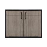DOUBLE KITCHEN CABINET DOOR CABIN CHIC 84X64CM GRAY [EXCLUSIVE FROM HOMEPRO THAILAND]