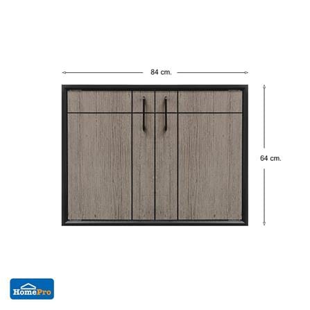 DOUBLE KITCHEN CABINET DOOR CABIN CHIC 84X64CM GRAY [EXCLUSIVE FROM HOMEPRO THAILAND]
