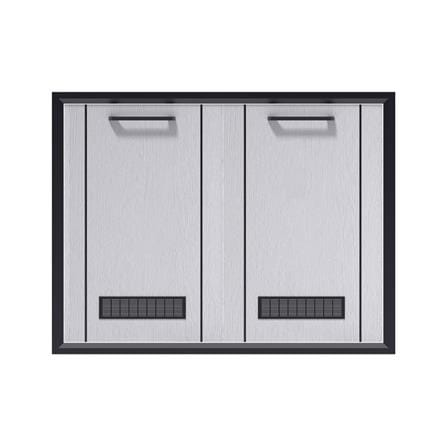 DOUBLE KITCHEN SINK CABINET DOOR CABIN HARVIN 84X64CM GREY [EXCLUSIVE FROM HOMEPRO THAILAND]