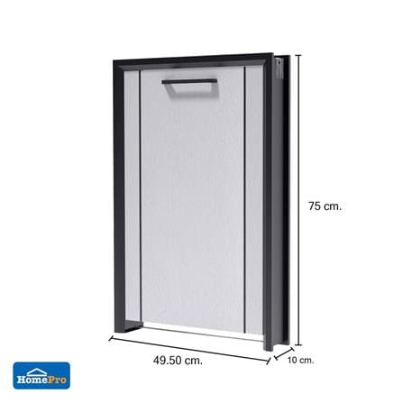 GAS CYLINDER DOOR CABIN HARVIN 49.5X75CM GREY [EXCLUSIVE FROM HOMEPRO THAILAND]