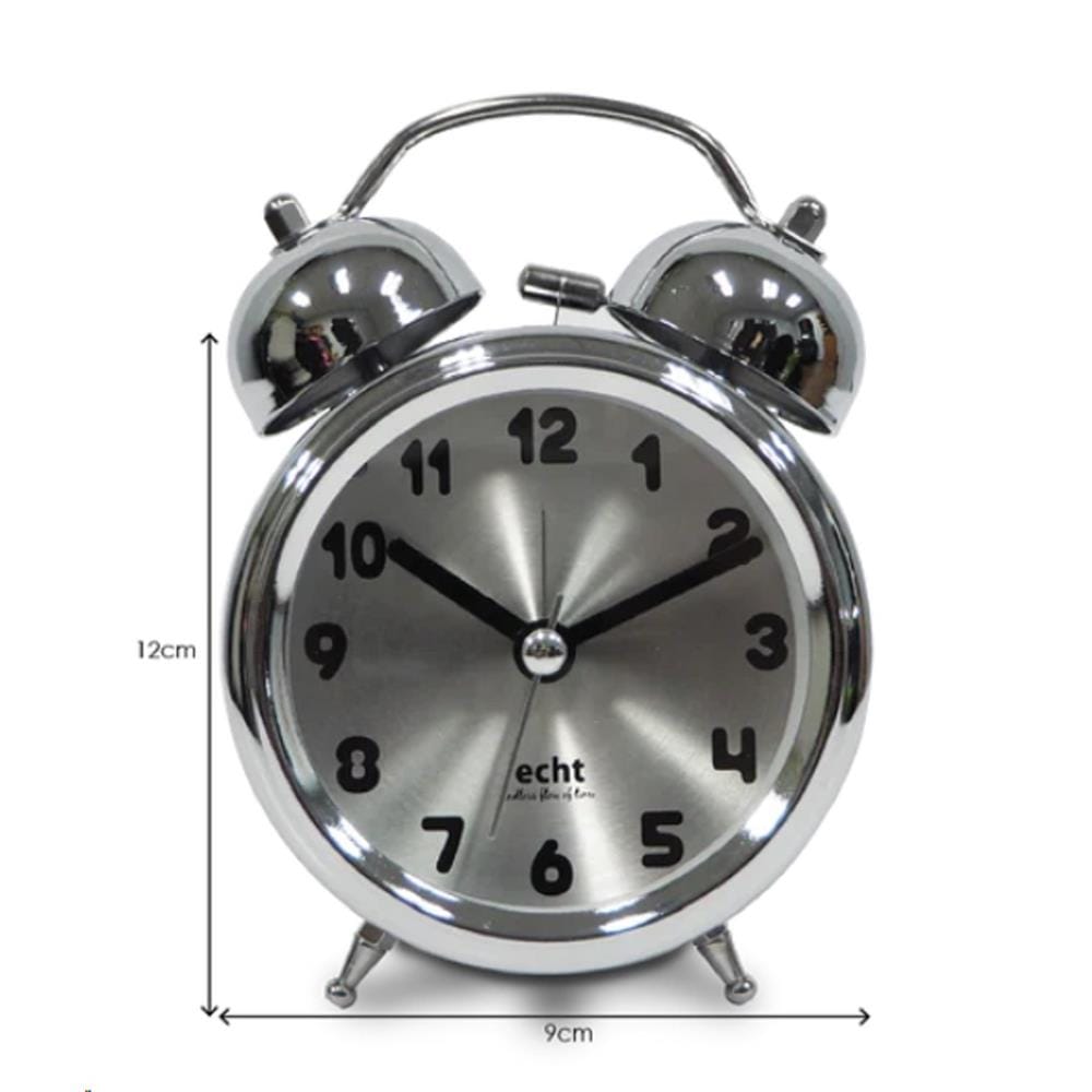 EHCT 3" ALARM CLOCK METAL E345 BACKLIGHT