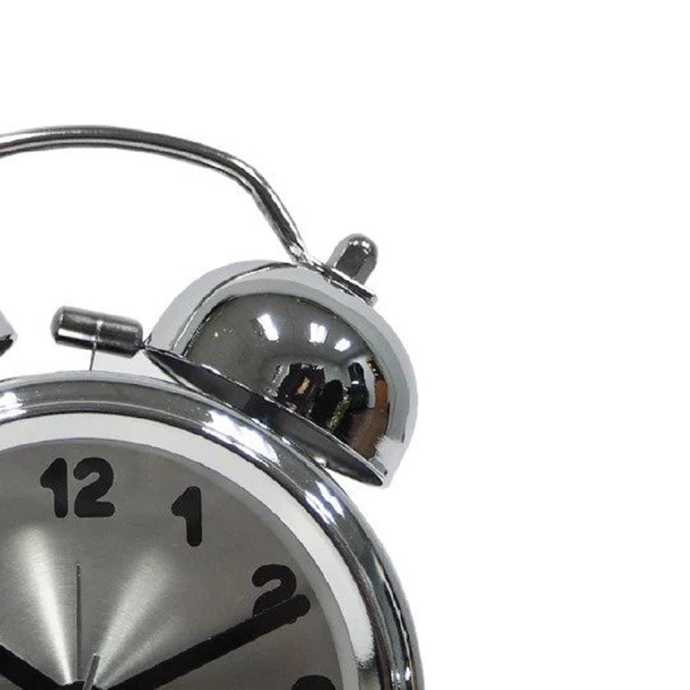 EHCT 3" ALARM CLOCK METAL E345 BACKLIGHT