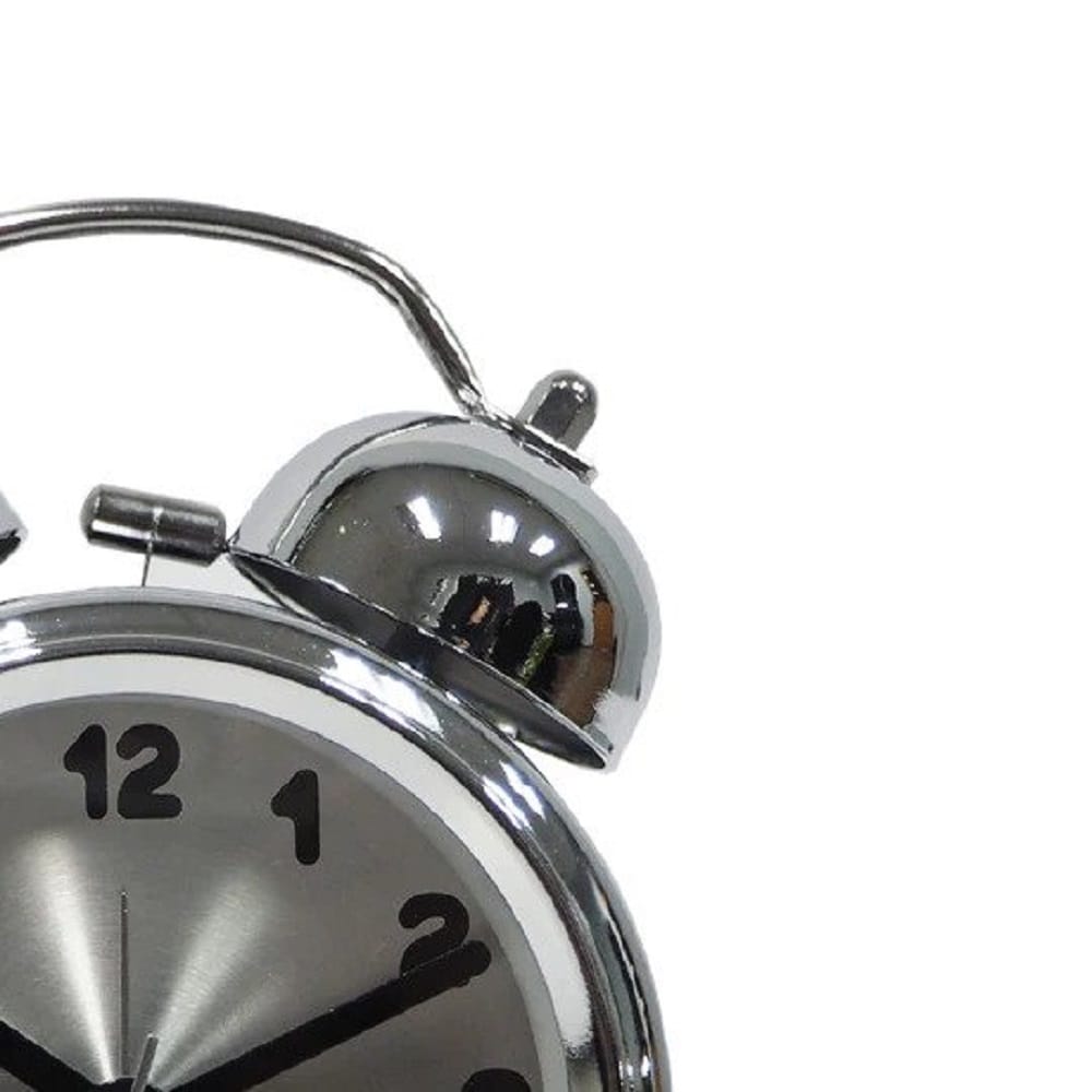 EHCT 3" ALARM CLOCK METAL E345 BACKLIGHT
