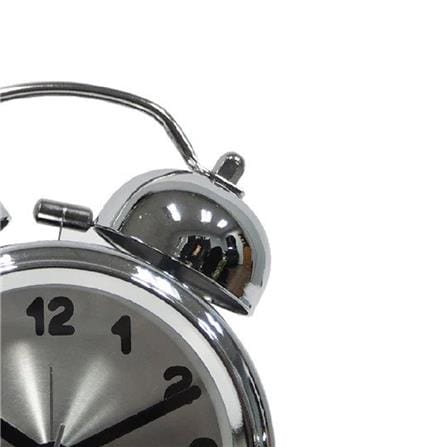 EHCT 3" ALARM CLOCK METAL E345 BACKLIGHT