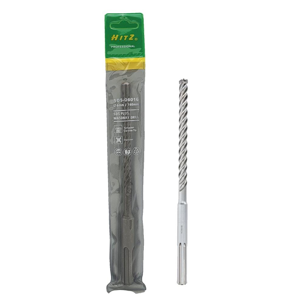 HITZ CONCRETE DRILL BIT 6x160 MM (SILVER)