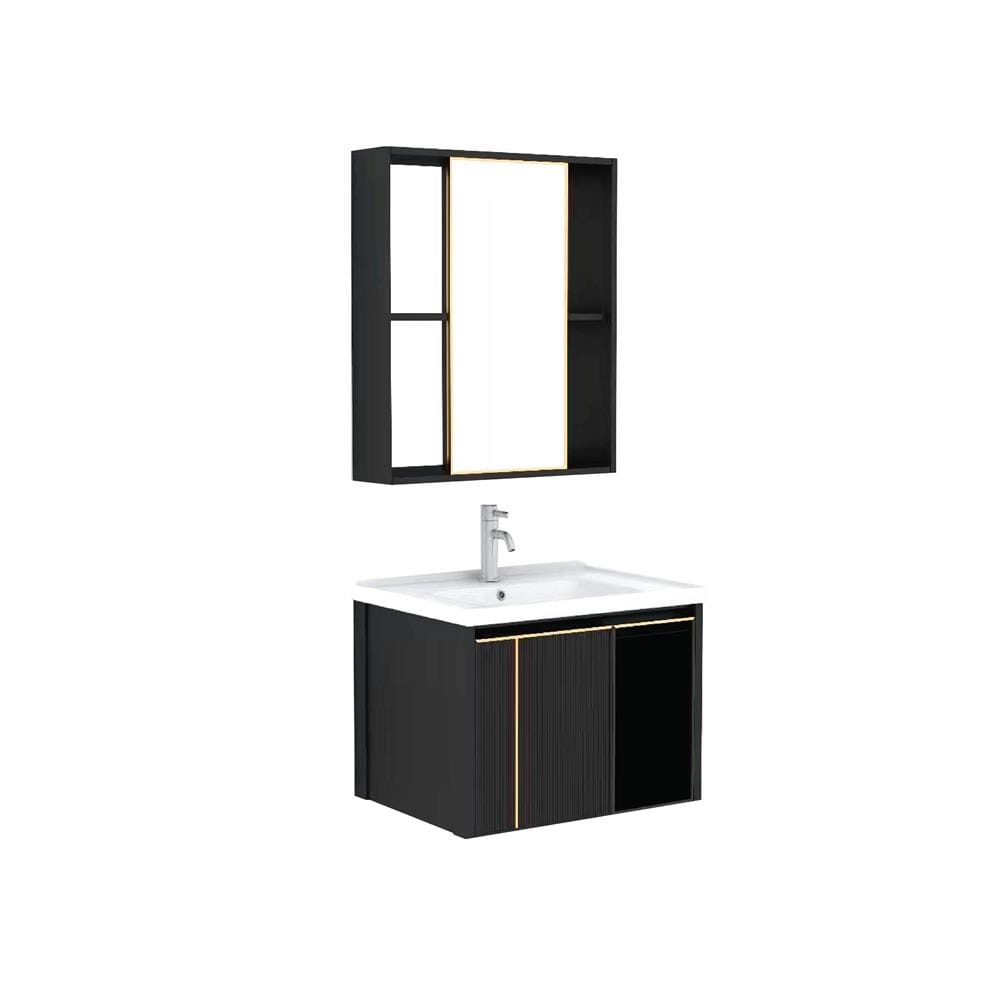 CABANA COUNTER WASHBASIN SET CBFAL66627 5 IN 1 BLACK