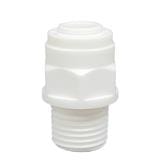 MECO MPT STRAIGHT CONNECTOR SPEED FIT 1/4" (2pcs/pack)