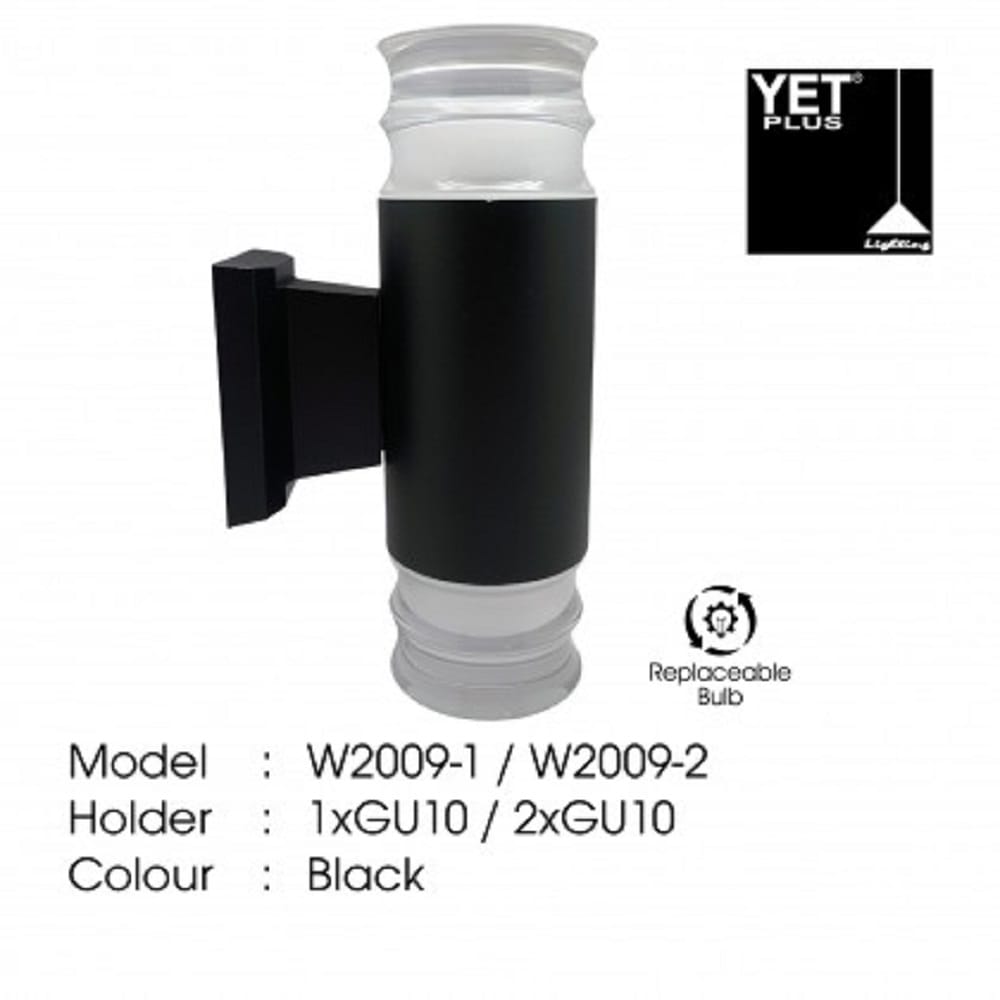 YETPLUS WALL OUTDOOR W2009-2 GU10 WARM WHITE (3000K)