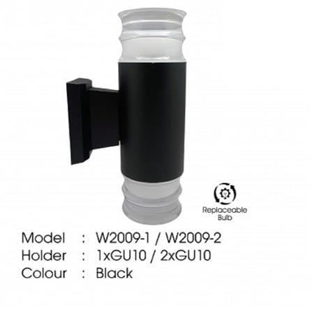 YETPLUS WALL OUTDOOR W2009-2 GU10 WARM WHITE (3000K)