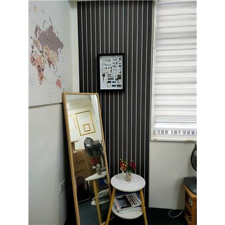 PREMO FLUTED WALL PANEL 290X12.2X1.2CM JC1073-5189W GREY WHITE