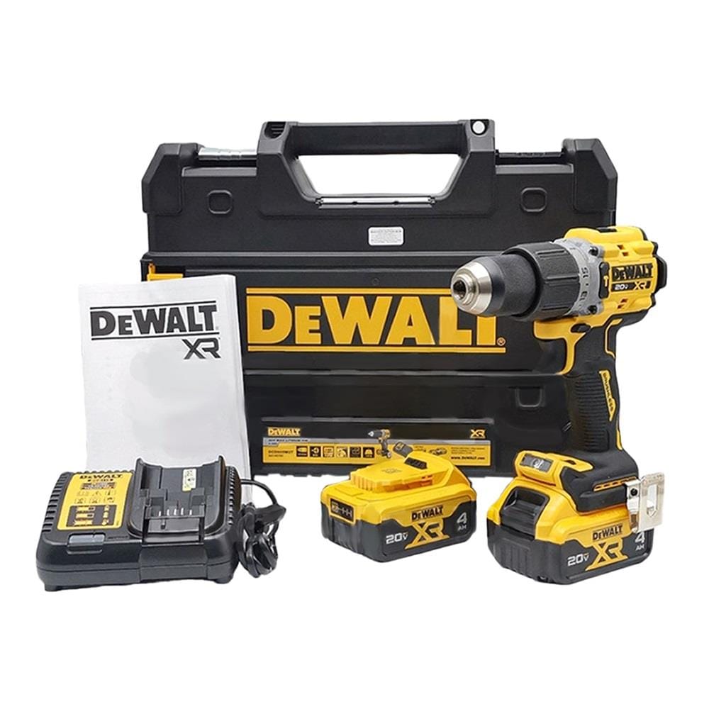 DEWALT CORDLESS 20V 4.0AH BRUSHLESS HAMMER DRILL (BATTERY INCLUDED)