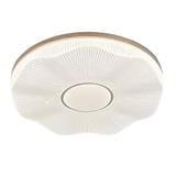 BRIGHT OBJECTIVES CEILING LAMP LED 15435-500 120WATT 3COLOUR CHANGING WHITE/WOOD 20"