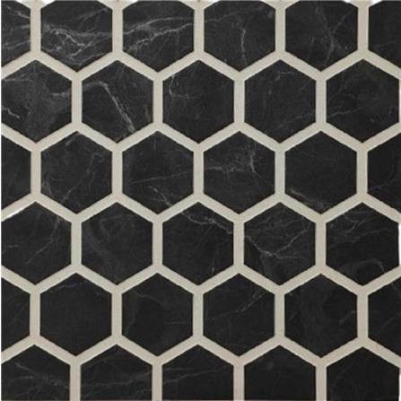 PREMO PS 3D ART PANEL 244X60X0.4CM PS-JC6004-H-0751 HONEYCOMB MARBEL BLACK 1.46M2